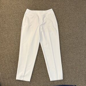 Athleta White Straight Leg Pants